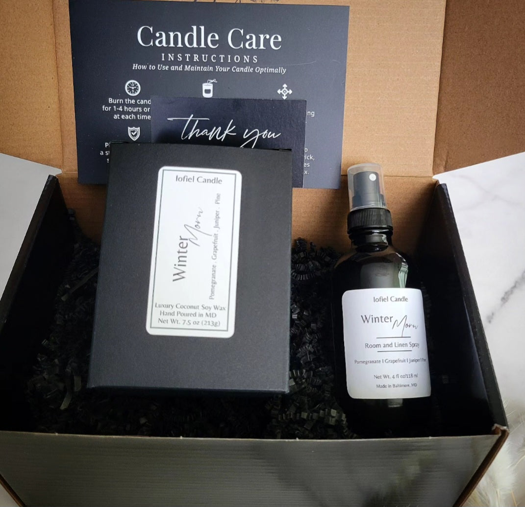 Candle and Room Spray Gift Box